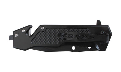 Navaja plegable Stinger Bora ST2 de 9,7 cm con cortador/clip para cinturón