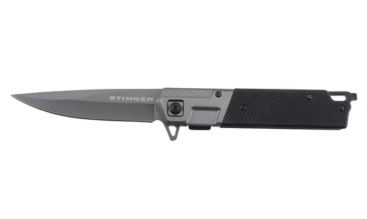 Navaja plegable Stinger Bora ST6 de 9,7 cm con clip y rompecristales