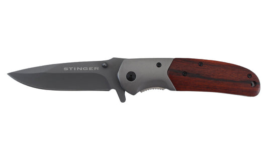 Navaja plegable Stinger Scirocco ST2 con hoja de 9,7 cm y clip para cinturón