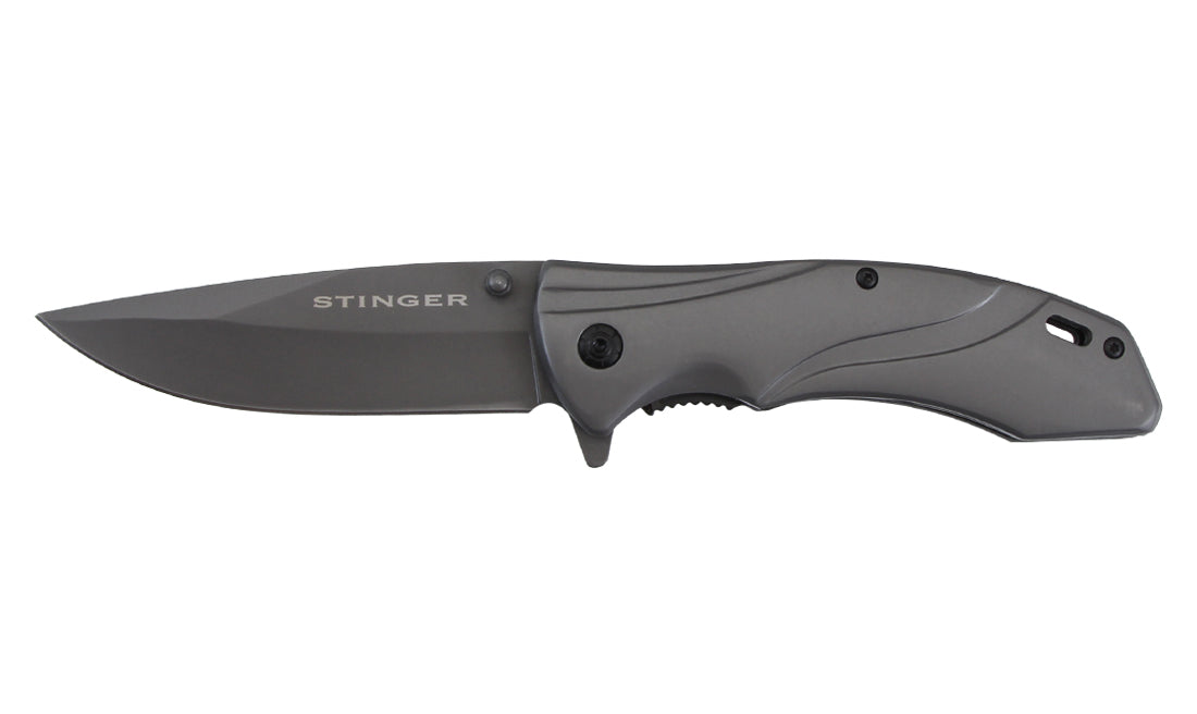 Navaja plegable Stinger Scirocco ST3 con hoja de 9 cm y clip para cinturón